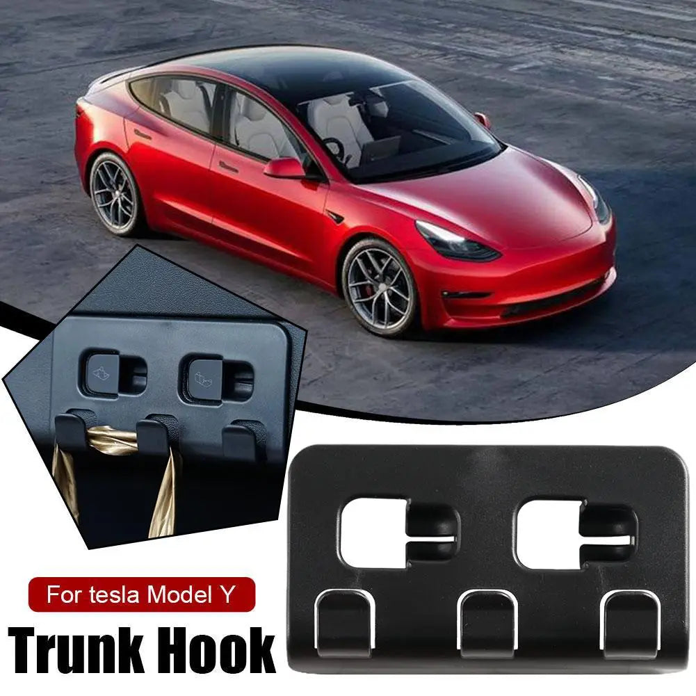 Rear Trunk Hook for Tesla Model Y 2023 Accessories Luggage Bag Umbrella Hanger Holder for Tesla Y Car Accessories 2023 L2A5