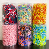 20/50/100PCS Colorful Basic Nylon Ealstic Hair Ties for Girls Ponytail Hold Scrunchie Rubber Band Kids Basic Hair Accessories