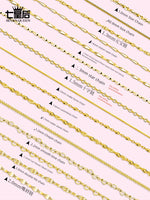 Load image into Gallery viewer, Women's 18K Yellow Gold Genuine Goods Sterling Silver Necklace
