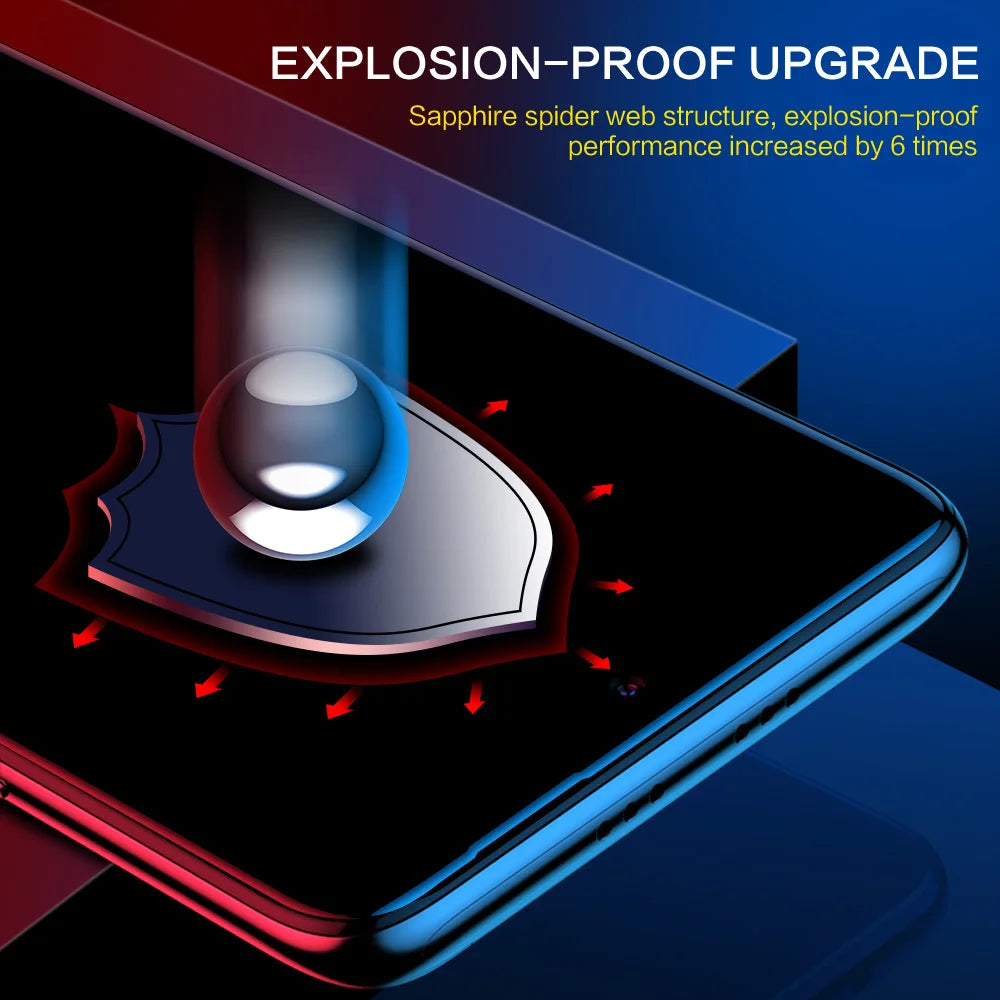 SmartDevil Full Cover Tempered Glass for Redmi Turbo3 Note 12 Turbo Note 13 Pro Screen Protectors for Note 9 10 HD Anti Blue Ray