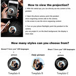 Load image into Gallery viewer, Custom Photo Necklace Personalized Picture Projection Necklace Rose Flower Projective Pendant Necklace Memorial Gifts For Women
