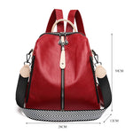 Load image into Gallery viewer, Fashion Backpack Women Soft Leather Backpack Female White High Quality Travel Back Pack School Backpacks for Girls Sac A Dos Hot

