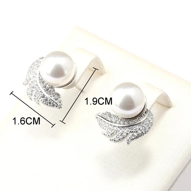 Freshwater Pearl with Beads Jewelry Sets Silver 925 Jewelry Wedding Accessory For Women Earrings/Pendant/Ring/Necklace Gift Set