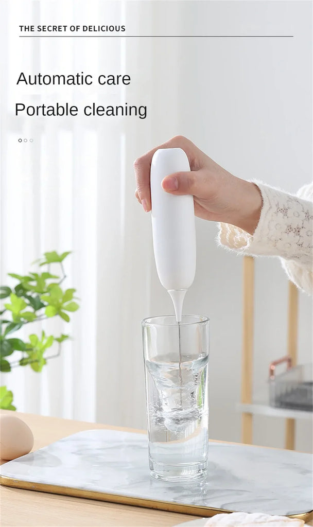 Portable Milk Frother Coffee Stirring Cappuccino Electric Milk Frother Kitchen Drink Bubbler Coffee Foam Innovative Milk Frother