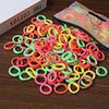 50/100Pcs Hair Bands for Children Colorful Nylon Scrunchie Hair Ties Rubber Band Kids Elastic Hair Leagues Girl Accessories