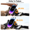 Joyroom 2024 Bike Phone Holder Universal One-hand Operation Bicycle Motorcycle Phone Holder For 4.7-7" Mobile Phone Shockproof