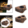 Gecko Feeder Ledge Terrarium Tank Decor Accessories Magnetic Reptile Food Feeder for Crested Gecko Animals Chameleon Lizard Pets