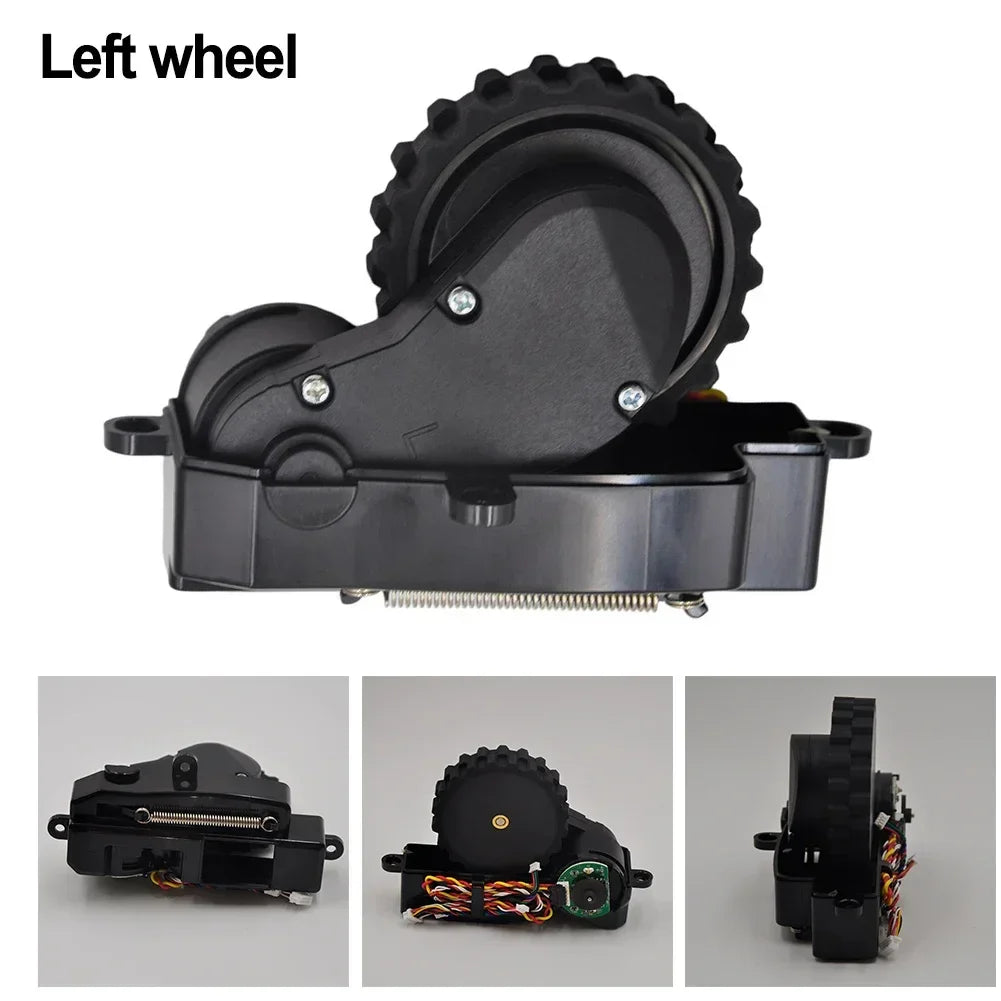 High Quality Left Wheel Assembly For Cecotec Vacuum Cleaner Fits For Conga 3090 3091 Home Improvement Cleaner Tools Accessories