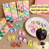10Pcs/Set Cute Cartoon Children's Hair Ropes Princess Little Girl Hair Bands Sweet Cute Kids Hair Ties Headdress Accessories