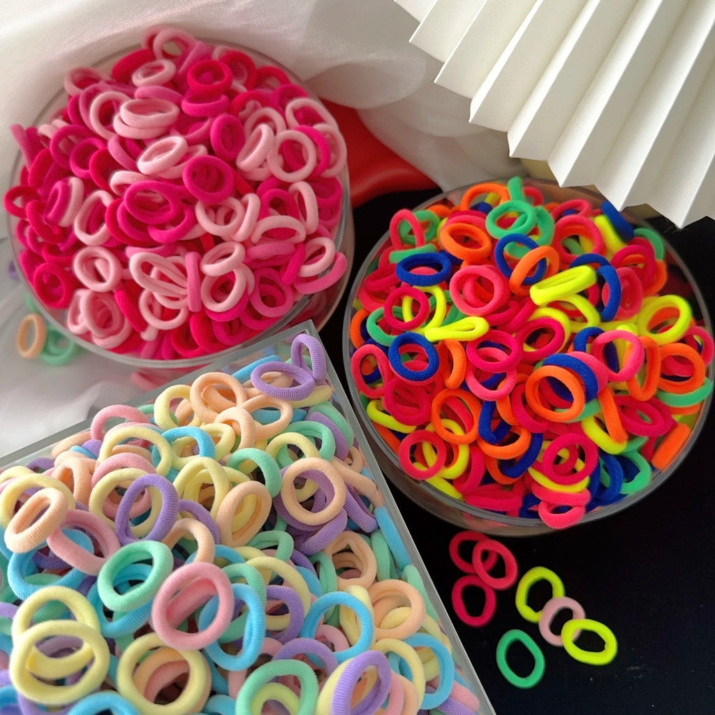 50/100Pcs High Elastic Hair Bands for Women Girls Black Hairband Rubber Ties Ponytail Holder Scrunchies Kids Hair Accessories