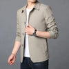 Spring Autumn Male Casual Fashion Solid Color Jacket Hombre Long Sleeve Slim All-match Buttons Tops Men Cardigan Coat Outwear