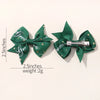 6/8pcs/set Christmas Bows New Year Party Decor Hair Bows for Girl Kids Hair Christmas Decorations Supplies Baby Hair Accessories