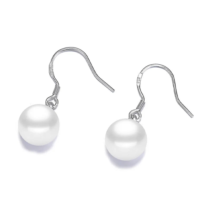 Fanqieliu Original 925 Silver Needle Lady's Fashion Jewelry New Pearl Drop Earrings FQL23505