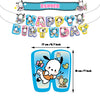 Sanrio Party Balloon Decoration Cute Pachacco Birthday Kids Theme Pull Flag Balloon Charm Cake Row Decoration School Supplies