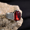 R3351 Men's High Quality Stainless Steel Multiple Color Gemstone Styles Onyx Rings Jewelry Professional Factory Made