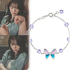 TV Series Nevertheless Han So Hee Cosplay Bracelet Nabi Women Butterfly Pendant Bracelets Jewelry Accessories Gifts