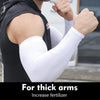 1 Pair Summer Cooling Arm Sleeves For Strong Man Outdoor Sports Ice Silk Breathable Anti UV Sun Protection Gloves Armguards