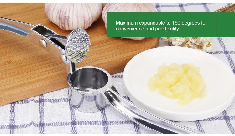 Home Garlic Press Crusher Kitchen Cooking Vegetables Ginger Squeezer Masher Handheld Ginger Mincer Tools Kitchen Accessories