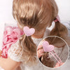 20pcs Kids Elastic Hair Bands Girls Plush Ball Rubber Band For Children Sweets Scrunchie Hair Ties Clip Baby Hair Accessories