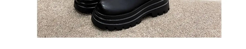 Round Toe Women's Rubber Boots Shoes Boots-Women Winter Footwear Flat Heel Chelsea Zipper Rain High Heel Autumn Ladies 2023 Loli