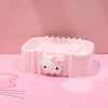 Hello Kitty Kawaii Soap Tray Cartoon Sanrio Melody Soap Dishes Non-slip Drain Travel Home Bathroom Soap Box Bathroom Accessories
