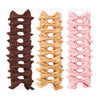 10Pcs/Set Girls Solid Bowknot Hair Clips for Baby Bows Hairpin Handmade Ribbon Barrettes Headwear Kid Hair Accessories Wholesale