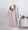 2023 Winter Women High Quality Faux Rabbit Luxury Long Fur Coat Lapel OverCoat Thick Warm Female Plush Jacket Large Size 5XL