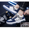 2023Men's Sneakers Flat Student Shoes Breathable Fashion Lace-Up Sneakers Men's Comfort Sports Jogging Shoes Zapatillas Hombre