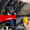 Car Wheel Polishing Waxing Sponge Brush With Cover ABS Washing Cleaning Tire Contour Dressing Applicator Pads Detail Accessories