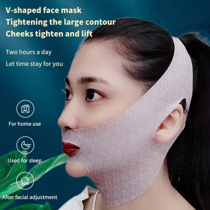 1PCS Chin Cheek Slimming Bandage V Line Lifting Mask V Shaper Face Lift Sleeping Mask Beauty Health Anti Wrinkle Strap Band