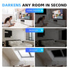 100 Blackout Darkest House Blackout Window Privacy Film Tint Anti Look Cover Glass Window Cloth Car Stickers Light Block Sticker