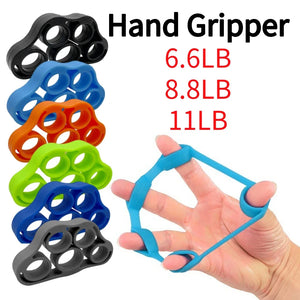 Hand Gripper Silicone Finger Expander Exercise Hand Grip Wrist Strength Trainer Finger Exerciser Resistance Bands Fitness