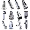G1/2 Kitchen Pull Out Faucet Head Chrome Shower Nozzle Sprayer Bathroom Sink Tap Replacement Accessory Male Threads Head Aerator