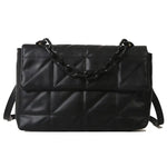 Load image into Gallery viewer, Fashion Trend Women's Hand Handbag 2023 Chain Embellished Single Shoulder Crossbody Purse Black
