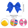 10Pcs/Set Solid Color Kids Bows Hair Clips for Baby Girls Handmade Ribbon Bowknot Hairpin MiNi Barrettes Hair Accessories