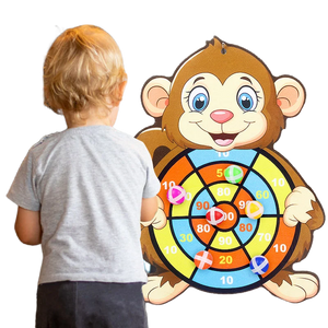 Montessori Dart Board Target Sports Game Toys For Children 4 To 6 YearsChild Indoor Girls S Old Outdoor Toy ticky Ball Boys Gift