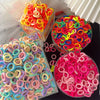 50/100Pcs High Elastic Hair Bands for Women Girls Black Hairband Rubber Ties Ponytail Holder Scrunchies Kids Hair Accessories