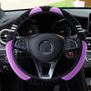 Car Steering Wheel Cover Plush Little Cute Monster 38cm Elastic Warm Anti-slip Wheel Cover Car Styling Car Accessories for Women