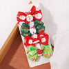 4Pcs/Set Baby Girls Christmas Snowman Bows Hair Clips for Kids Funny Ribbon Bowknot Hairpin Headwear Hair Accessories Gifts