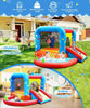 Inflatable Bounce House, Kids Castle Slide Bouncer for Children Jumping Outdoor and Indoor Party, Baby Backyard Water Jumper Toy