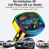 Car MP3 Player Fm Transmitter Wireless Bluetooth 5.0 Audio Receiver Car Kit Handfree Type-C Dual Usb Car Fast Charger