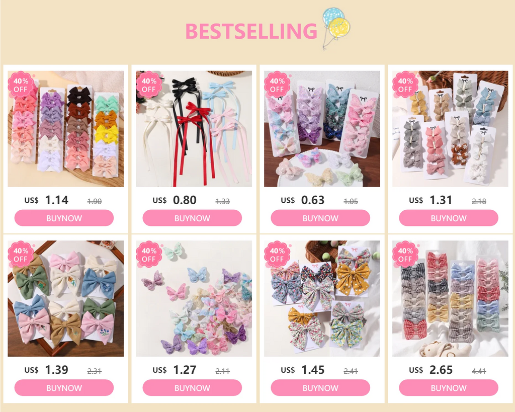 3 Pcs/Set Girls Cute Watermelon Print Bowknot Hair Clip Kids Lovely Colorful Hairpins Headwear Children Summer Hair Accessories
