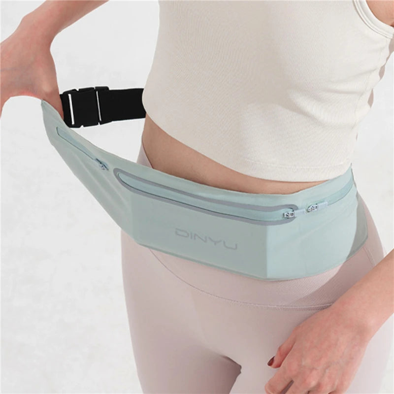 Professional Running Waist Bag Sports Belt Pouch Mobile Phone Case Men Women Hidden Pouch Gym SportsBags Running Belt Waist Pack