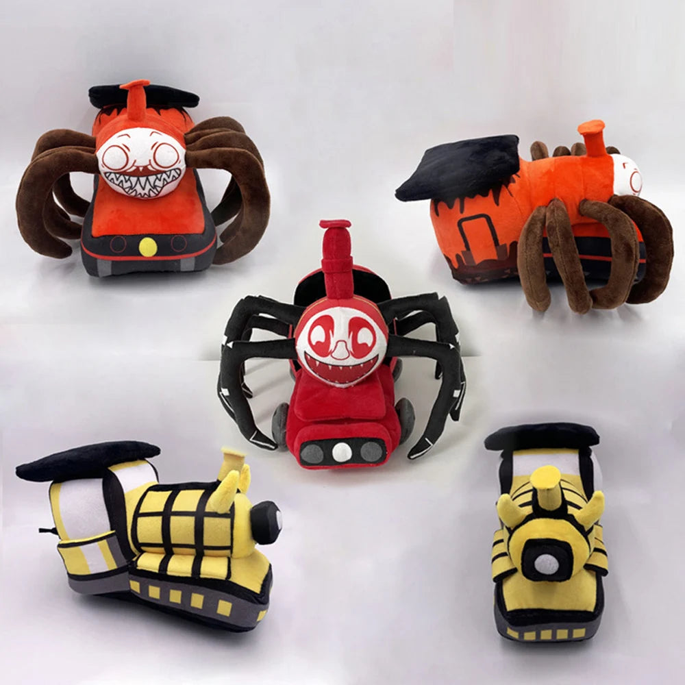 New Choo-Choo Charles Game Plush Toys Plush Stuffed Charles Train Figure Dolls Cartoon Anime Kids Toys Plushie Gift for Kids