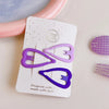 3pcs New Purple Gradient Hair Pin Sweet Basic Star Dripping Hair Clips for Girls Headwear Headdress Girls Kids Hair Accessories