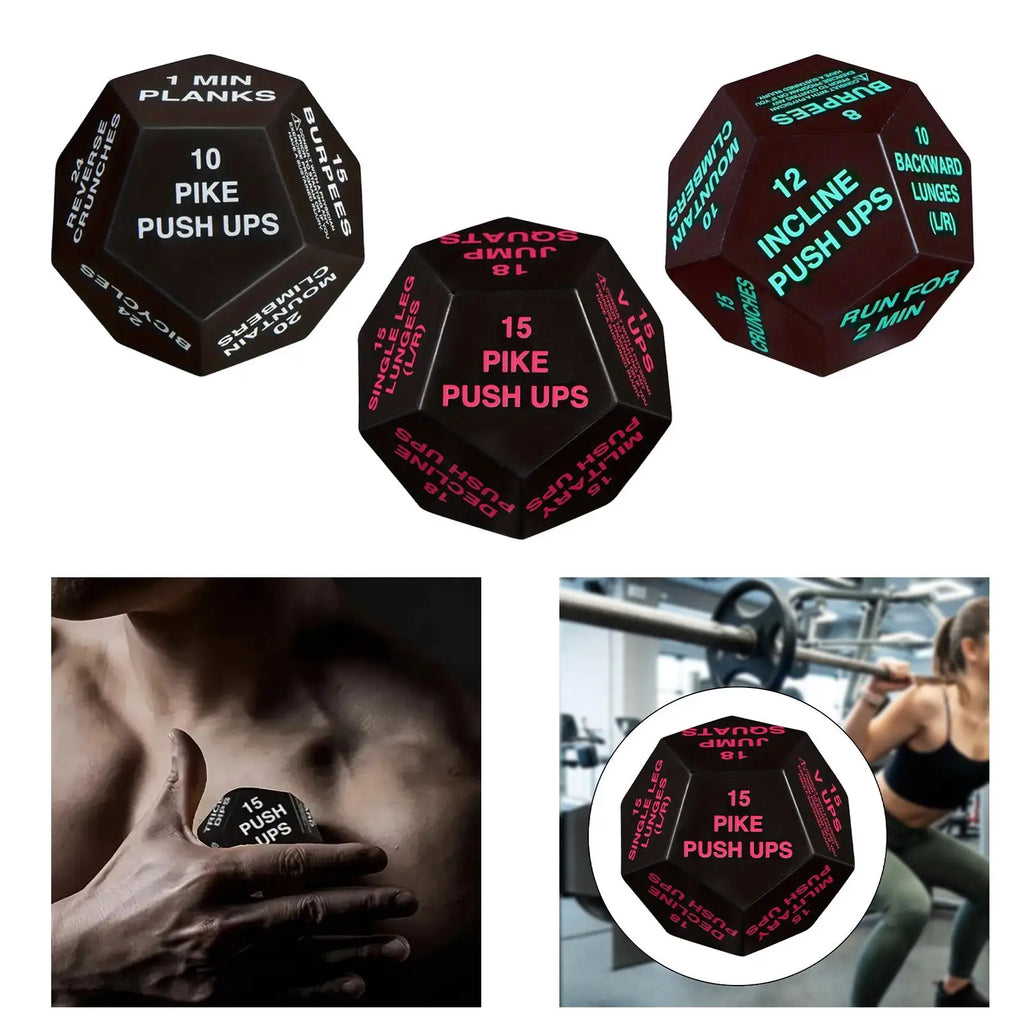 Bodyweight Training Dice Cardio Workout Game Dice for Men Women Home Gym