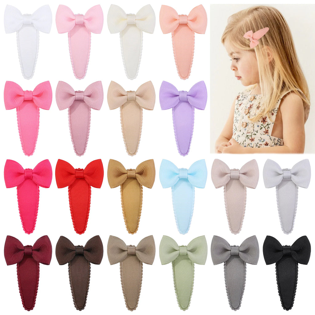 2Pcs Bow Flowers Hair Clip Girl Cute Hair Bands Kids Hair Accessories Handmade Cloth Headwear Hairpins Barrettes Headdress Gift