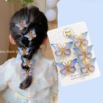 Load image into Gallery viewer, 5PCS Sweet Stereoscopic Color Gradient Cute Baby Hairpins Kids Hair Clips Children Headwear Princess Barrette Girls Accessories
