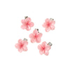 AWAYTR 5Pcs/Set Sweet Plumeria Hairpin Hair Clips For Kids Girls Flower Hairpins Mini Hair Clips Duckbill Clip Hair Accessories