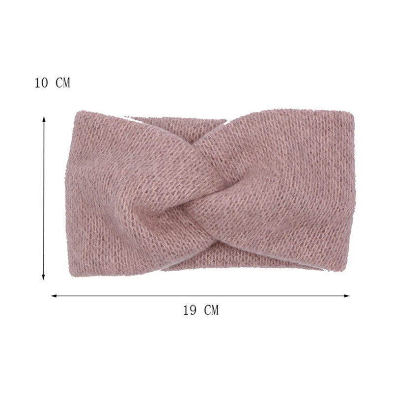 Knot Kids Headband Warm Knitted Children Baby Girl Headbands Hair Band Winter Soft Turban Hair Accessories Haarband